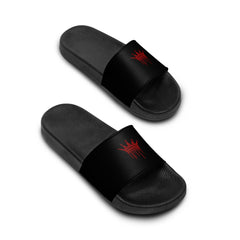 Crashoutz Red Dripped Crowned Black Sliders