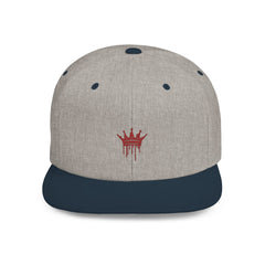 Crashoutz Embroidered Flat Bill Snapback
