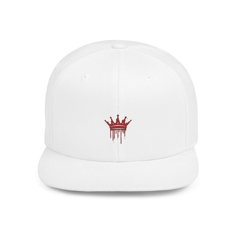 Crashoutz Embroidered Flat Bill Snapback
