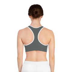 Crashoutz Woman's Grayed Out Sports Bra
