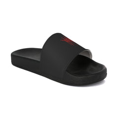 Crashoutz Red Dripped Crowned Black Sliders