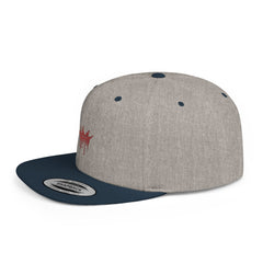 Crashoutz Embroidered Flat Bill Snapback