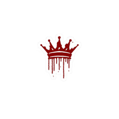 Crashoutz Signature Red Dripped Crown