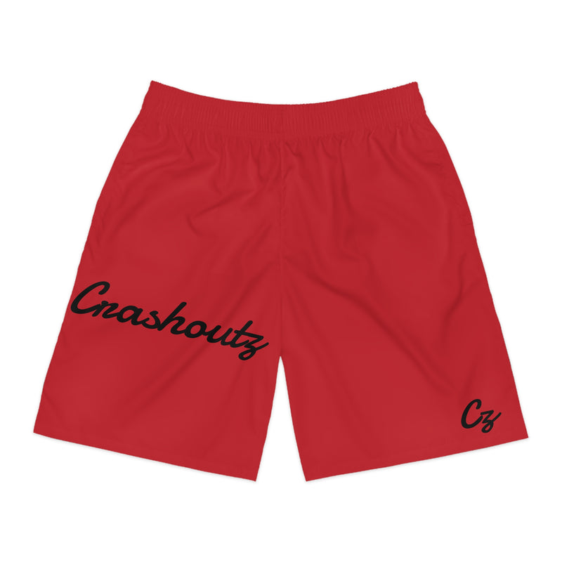 Crashoutz Red Joggers Shorts